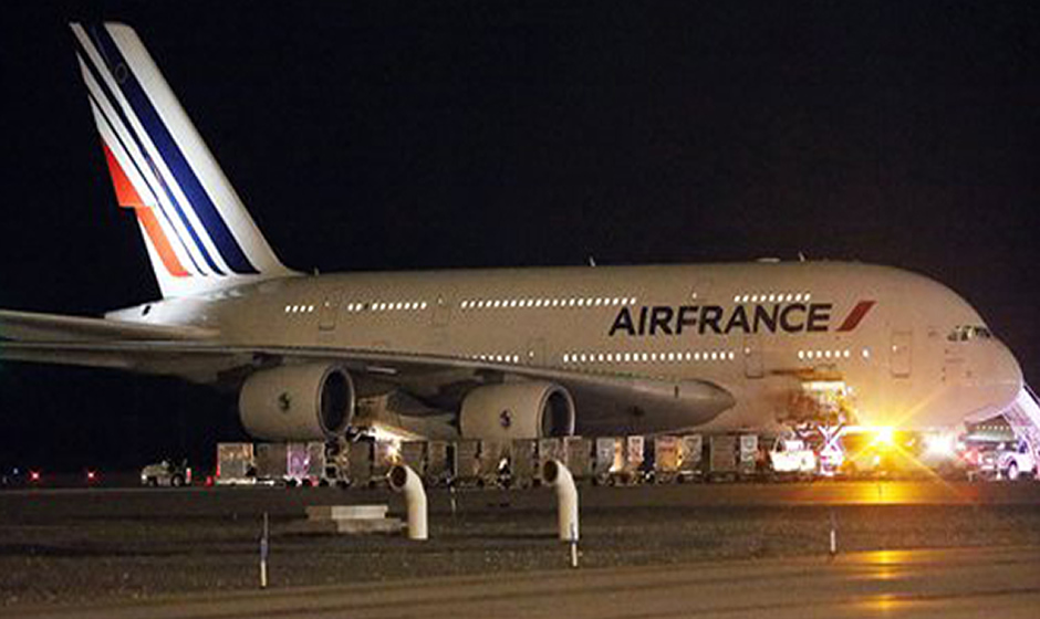Air France Emergency landing in Kenya
