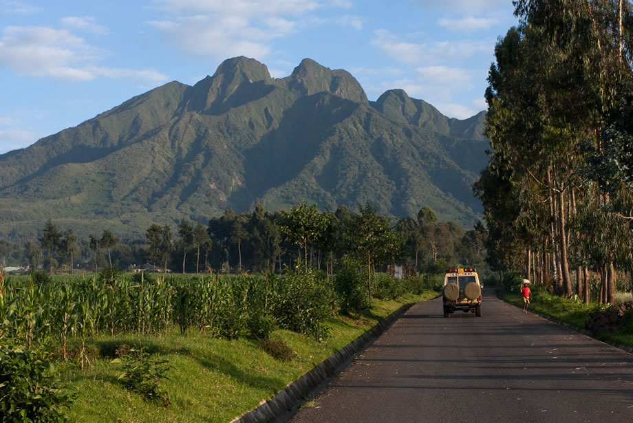 Virunga Volcanoes in Rwanda